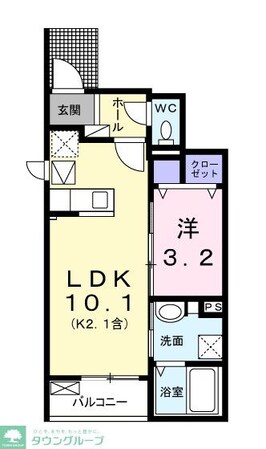 ラ・シモーヌ・メゾン MHの物件間取画像
